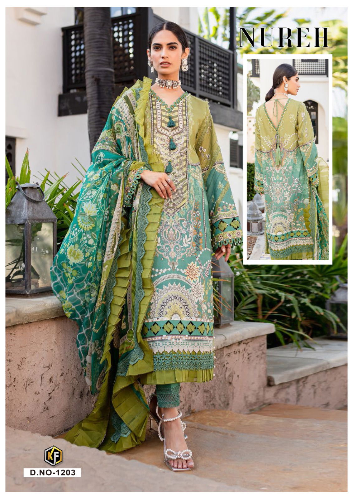 Keval Nureh Vol 12 Karachi Cotton Dress Material Catalog

